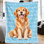 Custom Dog Photo Gifts For Dog Lovers - Personalized Blanket