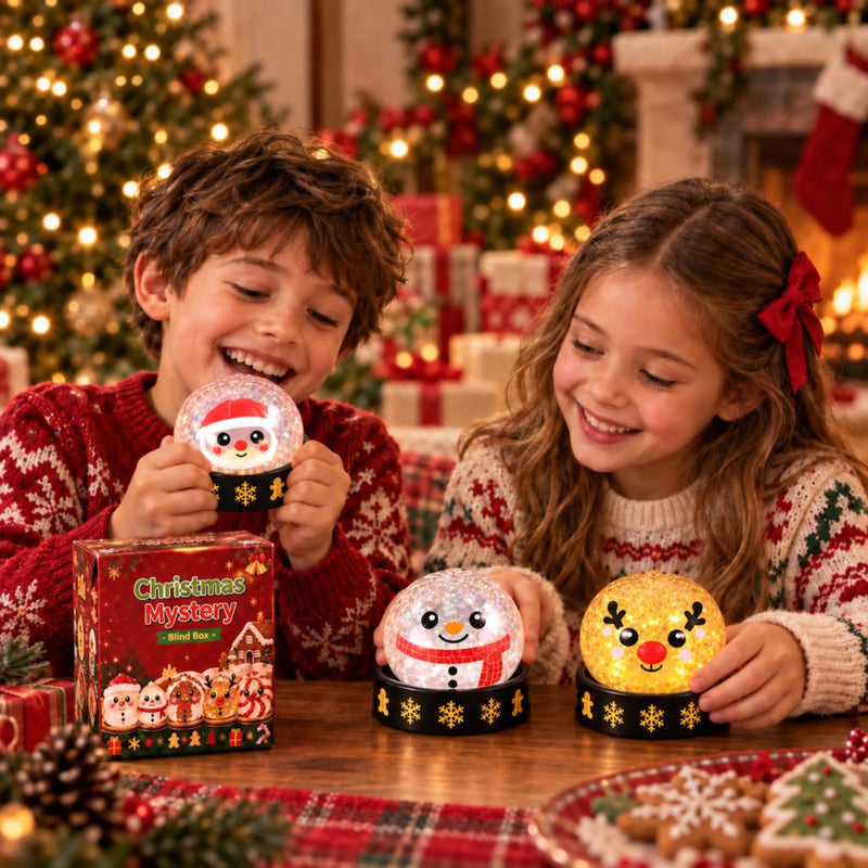 Christmas Dumpling Squishy Blind Box - Christmas Birthday Gifts For Mom, Dad, Brother, Sister, Kids - Merry Squish, Happy Hearts