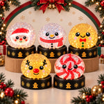 Christmas Dumpling Squishy Blind Box - Christmas Birthday Gifts For Mom, Dad, Brother, Sister, Kids - Merry Squish, Happy Hearts