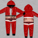 Custom Funny Christmas Santa and Elf Outfit - Personalized Adult Onesie