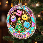 Custom The Year Of Squishy Hunting Christmas Decor - Personalized Ornament