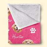 Custom Pet Photo Portrait Gifts For Pet Lovers - Personalized Blanket