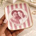 Custom Photo Jewelry Dish - Personalized Birthday Gifts For Wife, Daughter, Besties, Sisters - A Love Like No Other