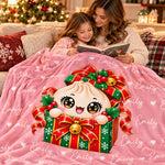 Custom Dumpling Squishy Christmas Characters Kids Gifts - Personalized Blanket