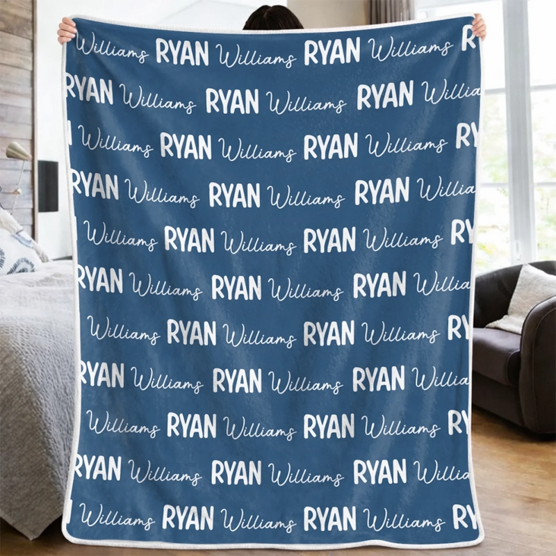 Custom Name Gifts For Kids - Personalized Blanket