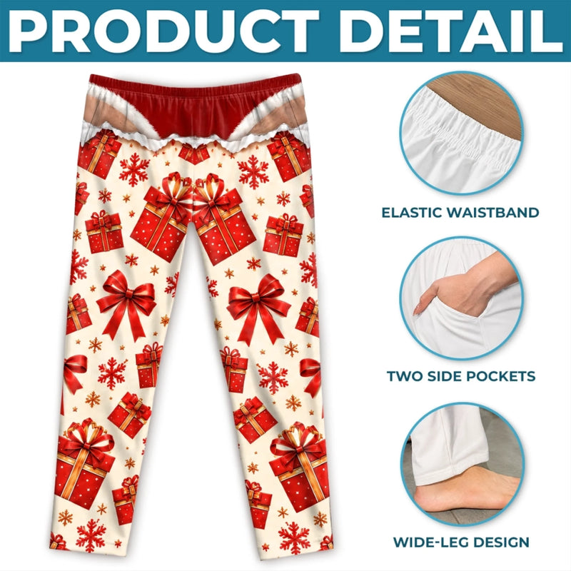Custom Funny Christmas Gift Reveal Pajamas For Men - Personalized Pajama Pants