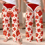Custom Funny Christmas Gift Reveal Pajamas For Men - Personalized Pajama Pants