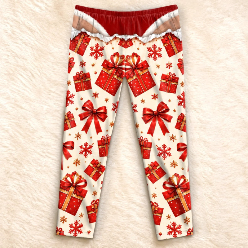 Custom Funny Christmas Gift Reveal Pajamas For Men - Personalized Pajama Pants