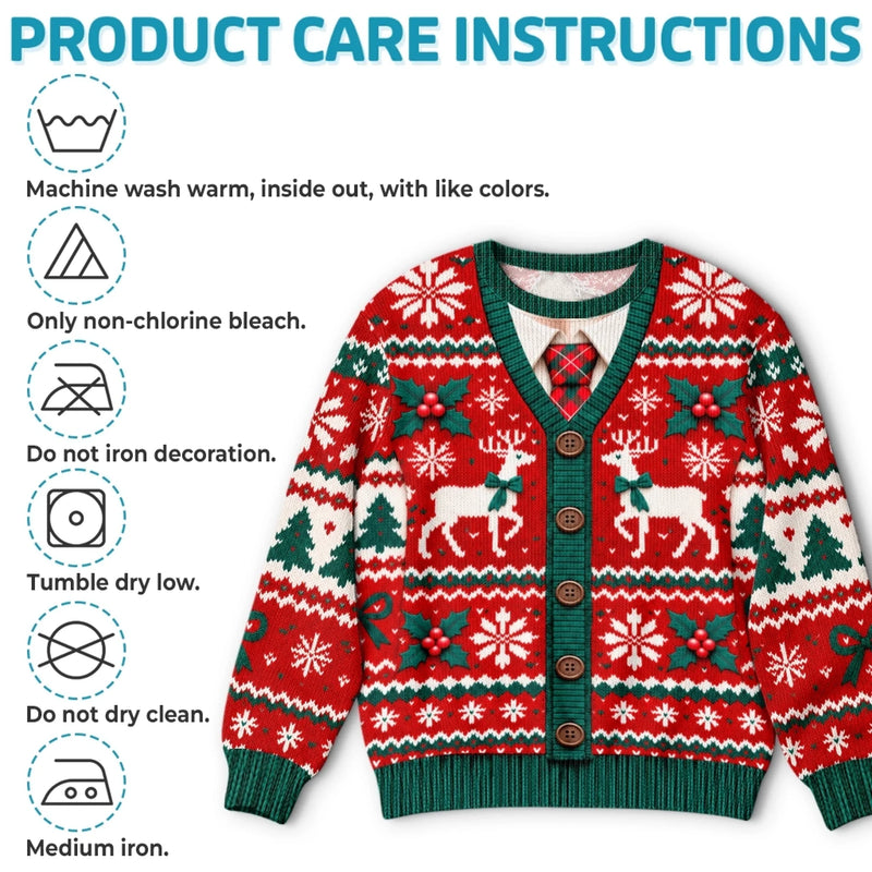 Custom Ugly Christmas Sweater Gifts - Personalized Ugly Sweatshirt