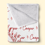 Custom Photo Pet Portrait Memorial Sympathy Gifts For Dog Cat Lovers - Personalized Blanket