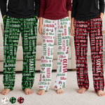 Custom Christmas Name Family Gifts - Personalized Pajamas