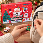 24 Days Christmas Countdown Gifts -  Keychain Advent Calendar