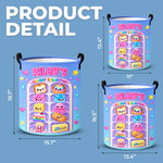 Custom Squishy Collection Kids Gifts - Personalized Laundry Basket