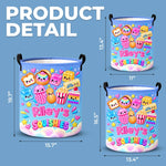 Custom Squishies Kids Gifts - Personalized Laundry Basket