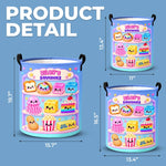 Custom Name Squishies Kids Gifts - Personalized Laundry Basket