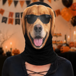 Custom Photo Dog Face Halloween Costume - Personalized Balaclava Mask