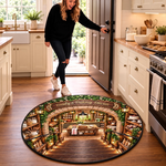 Custom Baking Haven Kitchen Decor - Personalized Quilted Round Mat