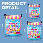 Custom Name Squishy Collection Kids Gifts - Personalized Laundry Basket