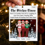 Custom Funny Christmas Friendship Gifts - Personalized Acrylic Ornament