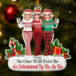 Custom Christmas Friends Gifts - Personalized Acrylic Ornament