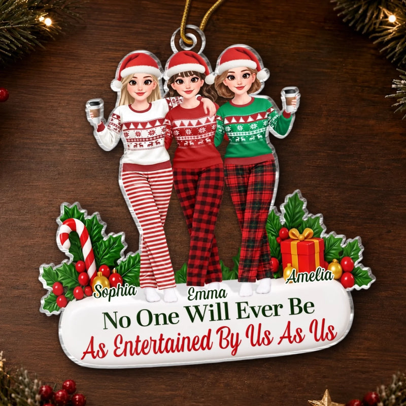 Custom Christmas Friends Gifts - Personalized Acrylic Ornament