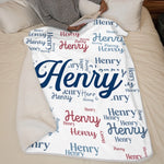 Custom Name Gifts for Kids - Personalized Blanket