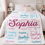 Custom Name Gifts for Kids - Personalized Blanket
