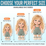 Custom Photo Crochet-Style Kids Gifts - Personalized Shaped Pillow