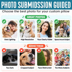 Custom Photo Rainbow Dumpling Squishy Kids Gifts - Personalized Shaped Pillow