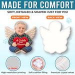Custom Photo A Cuddle from Heaven Memorial Gifts - Personalized Shaped Pillow