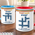 Custom Scrabble Best Team Gifts for Coworkers - Personalized Accent Mug