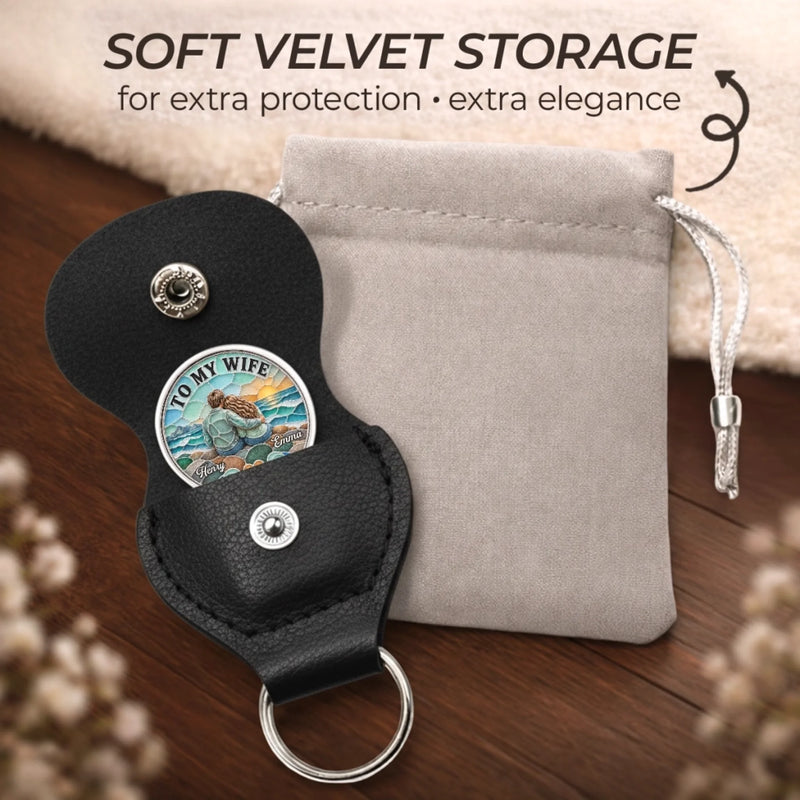 Custom To My Wife Love Message Anniversary Gifts - Personalized Pocket Hug