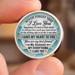 Custom To My Wife Love Message Anniversary Gifts - Personalized Pocket Hug