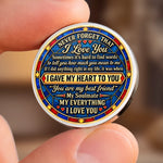 Custom Never Forget That I Love You Wife Gifts - Personalized Pocket Hug