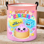 Custom Dumpling Squishy Gifts For Kids - Personalized Laundry Basket