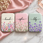 Custom LED Compact Makeup Mirror - Personalized Best Friend Birthday Gifts For Women, Besties, Sisters, BFF - Beauty On The Go