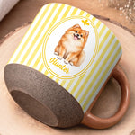 Custom Pet Photo And Name Gifts For Pet Lovers - Personalized Pottery Mug