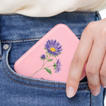Custom Name Birth Month Flowers Gifts for Women - Personalized LED Compact Makeup Mirror