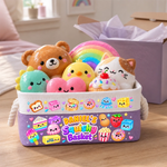 Custom Name Cute Squishy Gifts for Kids - Personalized Storage Basket
