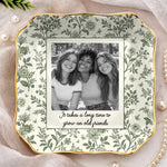 Custom Photo Bestie Gifts For Friends - Personalized Jewelry Dish