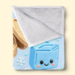 Custom Name Squishy Hunting Gifts For Kids - Personalized Blanket