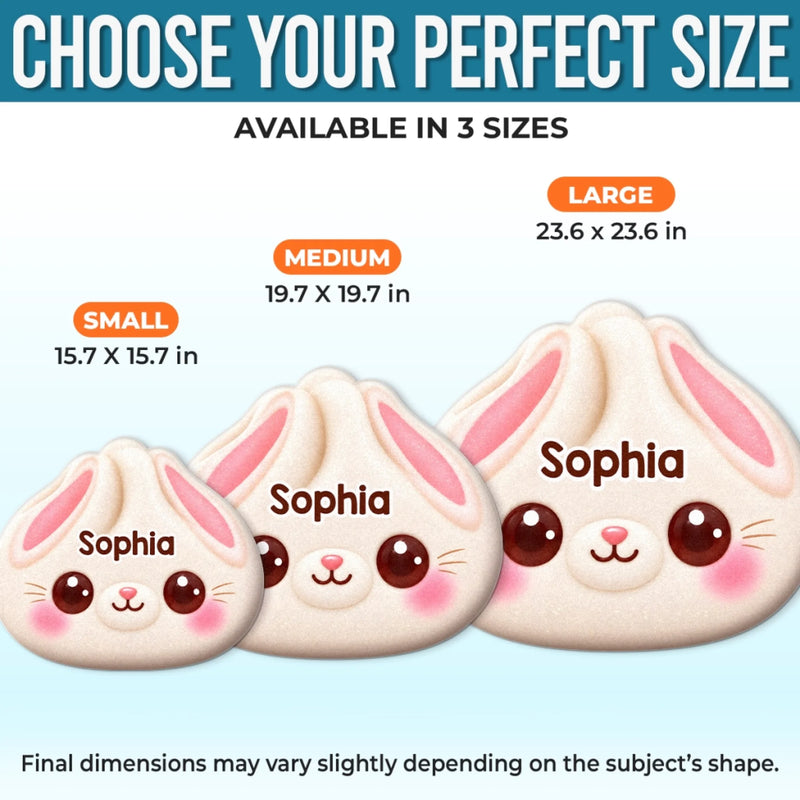 Custom Name Kawaii Animal Gifts for Kids - Personalized Shaped Pillow