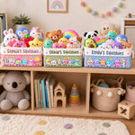 Custom Name Kawaii Squishy Collection Gifts for Kids - Personalized Storage Basket