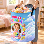 Custom Photo Name Squishy Gifts for Kids - Personalized Laundry Basket