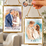 Custom Photo Couple Romantic Gifts - Personalized Frame Ornament