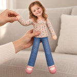 Custom Photo Bestie Gifts for Sisters, Coworkers And Family - Personalized Squishy Toy Poseable Plush Doll