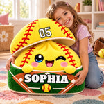 Custom Name Basketball Gifts for Boys, Girls - Personalized Shaped Pillow