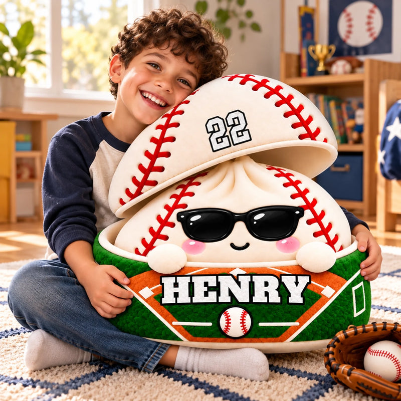Custom Name Basketball Gifts for Boys, Girls - Personalized Shaped Pillow