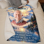 Custom Photo Memorial Sympathy Gifts For Loss Of A Loved One - Personalized Blanket