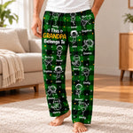 Custom Name Grandkids Gifts For Grandpa Grandma - Personalized Pajama Pants